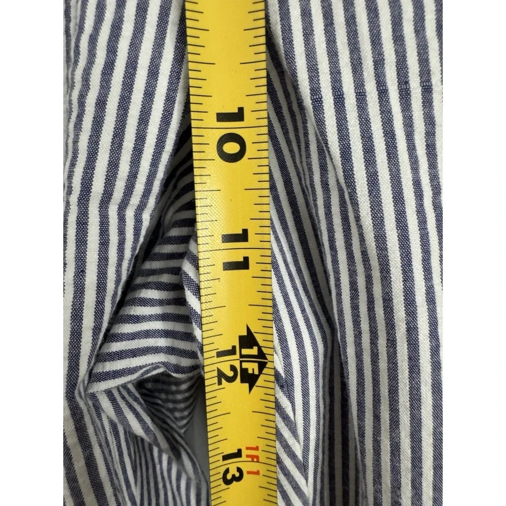Paisley & Gray Blue White Seersucker‎ Stripe Dress Pants NWT Size 34x32 Slim Fit